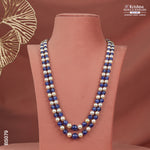Load image into Gallery viewer, Blue sapphire with pearls - BS079