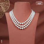 Load image into Gallery viewer, Salt Water Pearls Threes Lines string - CU082