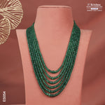 Load image into Gallery viewer, Emeralds gemstone 6 Line String - ES054