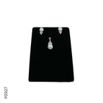 Load image into Gallery viewer, SILVER PEARL TOP+PENDENT SET WITH CZ (P0927)