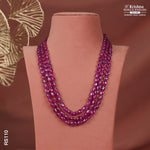 Load image into Gallery viewer, Ruby Gemstone 3 Lines String RS110
