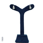 Load image into Gallery viewer, SILVER PEARL TOP WITH CZ (T3621)