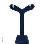 Load image into Gallery viewer, SILVER PEARL TOP WITH CZ (T4042)