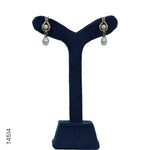 Load image into Gallery viewer, ALLOY GOLD PLATED PEARL HANGING WITH CZ (T4514)