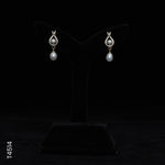 Load image into Gallery viewer, ALLOY GOLD PLATED PEARL HANGING WITH CZ (T4514)