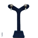 Load image into Gallery viewer, ALLOY GOLD PLATED PEARL HANGING WITH CZ (T4516)