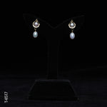 Load image into Gallery viewer, ALLOY GOLD PLATED PEARL HANGING WITH CZ (T4517)