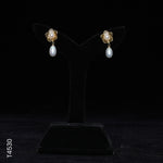 Load image into Gallery viewer, ALLOY GOLD PLATED PEARL HANGING WITH CZ (T4530)