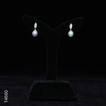 Load image into Gallery viewer, SILVER PEARL HANGING WITH CZ (T4560)