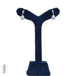 Load image into Gallery viewer, SILVER PEARL HANGING WITH CZ (T4560)