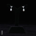 Load image into Gallery viewer, SILVER PEARL HANGING WITH CZ (T4568)