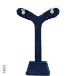 Load image into Gallery viewer, SILVER PEARL TOP WITH CZ (T4579)