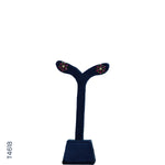 Load image into Gallery viewer, ALLOY GOLD PLATED PEARL TOP WITH RED & GREEN COLOUR STONE & PEARLS (T4618)