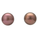 Load image into Gallery viewer, Brown Pearl | Earrings -T0425 KrishnaPearlsandJewellers