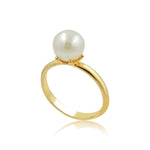 Load image into Gallery viewer, Cultured Pearl in Gold Ring-GRCU038 KrishnaPearlsandJewellers