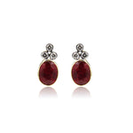 Load image into Gallery viewer, Diamond -Ruby -Gold Earrings -GTR0593 KrishnaPearlsandJewellers