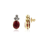 Load image into Gallery viewer, Diamond -Ruby -Gold Earrings -GTR0593 KrishnaPearlsandJewellers
