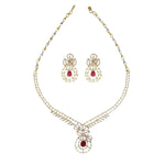 Load image into Gallery viewer, Diamond necklaces set-GSD0178 KrishnaPearlsandJewellers