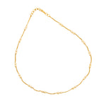 Load image into Gallery viewer, GOLD WHITE PEARL CHAIN - GCP0131