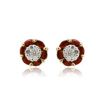 Load image into Gallery viewer, Gold with Diamond Earrings -GTR0009 KrishnaPearlsandJewellers