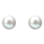 Load image into Gallery viewer, Grey Pearl Earrings -T1644 KrishnaPearlsandJewellers