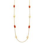 Load image into Gallery viewer, GOLD CORL PEARL CHAIN - GCP1041