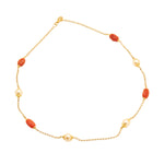 Load image into Gallery viewer, GOLD CORL PEARL CHAIN - GCP1041