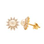 Load image into Gallery viewer, GOLD PEARL DIAMOND TOPS WITH PENDANT - GPPD221