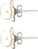 Load image into Gallery viewer, Pearl Heart Earrings -T2975 KrishnaPearlsandJewellers