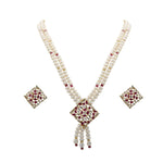 Load image into Gallery viewer, Pearls Chain -Earrings - H2619 KrishnaPearlsandJewellers