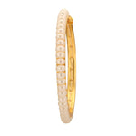 Load image into Gallery viewer, White Seed Pearl Bangles - BG102 KrishnaPearlsandJewellers