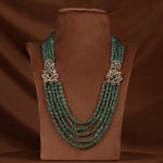 Load image into Gallery viewer, Emerald Necklace with Gold  -  GCMS164