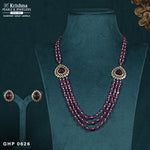 Load image into Gallery viewer, Gold Necklace with Rubies - GHP0626