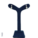 Load image into Gallery viewer, SILVER PEARL TOP HANGING WITH CZ (T1433)