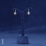 Load image into Gallery viewer, SILVER PEARL TOP HANGING WITH CZ (T2448)