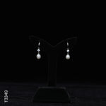 Load image into Gallery viewer, SILVER PEARL TOP HANGING WITH CZ (T3349)