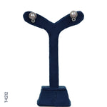 Load image into Gallery viewer, SILVER COLOR PEARL TOP WITH CZ (T4212)