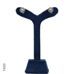 Load image into Gallery viewer, SILVER COLOR PEARL TOP WITH CZ (T4213)