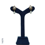 Load image into Gallery viewer, ALLOY GOLD PLATED PEARL HANGING WITH CZ (T4279)