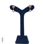 Load image into Gallery viewer, ALLOY GOLD PLATED PEARL HANGING WITH CZ (T4518)