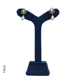 Load image into Gallery viewer, ALLOY GOLD PLATED PEARL HANGING WITH CZ (T4521)