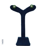 Load image into Gallery viewer, ALLOY GOLD PLATED PEARL TOP WITH GREEN COLOUR STONE &amp; PEARLS (T4619)