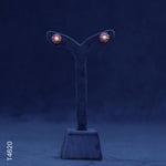 Load image into Gallery viewer, ALLOY GOLD PLATED PEARL HANGING WITH RED COLOUR STONE &amp; PEARLS (T4620)