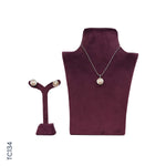 Load image into Gallery viewer, SILVER H/SET WITH COLOR PEARLS (TC134)