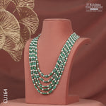 Load and play video in Gallery viewer, Emeralds with Salt Water Pearls Necklace - CU164