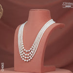 Load and play video in Gallery viewer, Fresh water pearl choker with gold caps - CH065