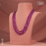 Load and play video in Gallery viewer, Ruby Gemstone 3 Lines String RS110