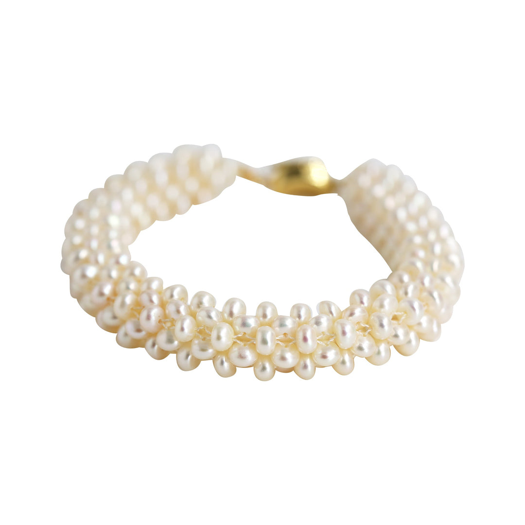Seed Pearl stitched Bracelet-BL320