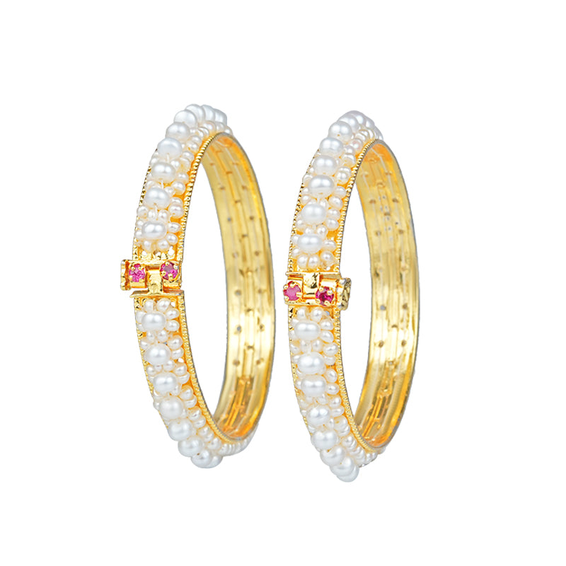 PEARL BANGLE - B0584 Krishnapearlsandjewellers