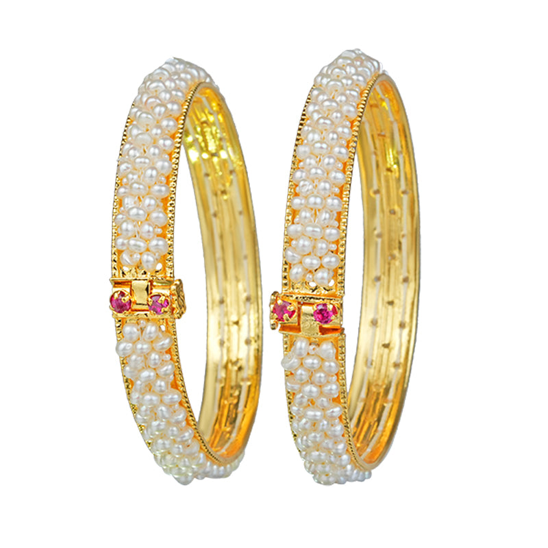 PEARL BANGLE - BG204 Krishnapearlsandjewellers